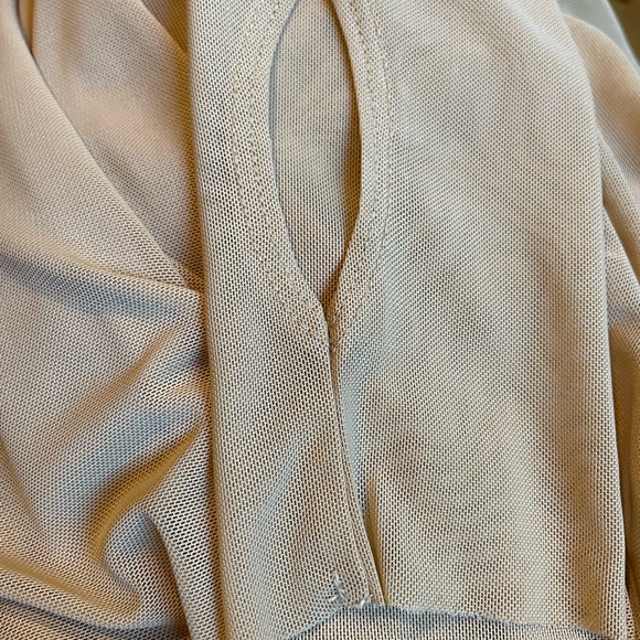 AFRM Shailene Midi Dress Size L Nude - Picture 4 of 6